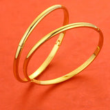 Womens Bracelet Solid Jewelry Filled Lady Smooth Bangle Openable Accessories