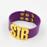 Harleen Quinzel Cosplay Bracelet Unisex Leather Wristband Punk Gothic Bangle