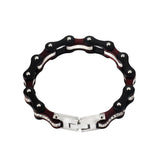 Men's Stainless Steel Motorcycle Chain Biker Bracelet