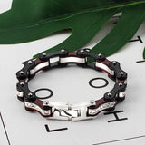 Men's Stainless Steel Motorcycle Chain Biker Bracelet