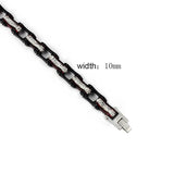 Men's Stainless Steel Motorcycle Chain Biker Bracelet