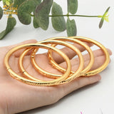 24k Plated African Charm Bangle Egyptian Wedding Bracelet