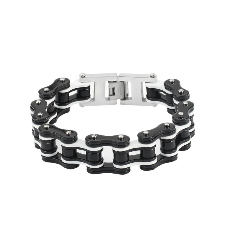 Biker Bicycle Motorcycle Chain Bracelet Titanium Steel
