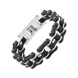Biker Bicycle Motorcycle Chain Bracelet Titanium Steel