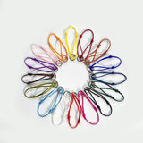Titanium Steel Circle Braided Cotton Rope Bracelet Bangle