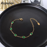 Ropuhov Woman Emerald Zircon Bracelet