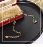 Ropuhov Woman Emerald Zircon Bracelet