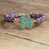 4mm Beads OM Bracelet Buddha Yoga Meditation Jewelry