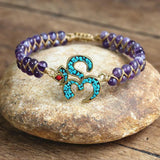 4mm Beads OM Bracelet Buddha Yoga Meditation Jewelry