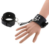 Sexy Leather Wrist Ankle Shackles Restraint Cuff Bracelet
