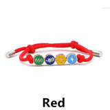 Punk Hiphop Lucky Smiley Number Couple Bracelet