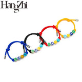 Punk Hiphop Lucky Smiley Number Couple Bracelet