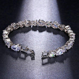 Teardrop CZ Crystal & Cubic Zircon Bracelet for Women Party Gift