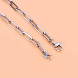 S925 Sterling Silver Bracelet Cross Chain Bracelet Retro Ins Neutral Girl