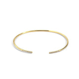 18K Copper Zircon Bangle Bracelet - Women Girl Gift Jewelry P059