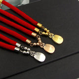 YUN RUO Lucky Money Cat Red Bracelet Woman Gift