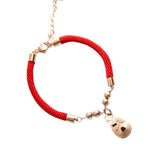 YUN RUO Lucky Money Cat Red Bracelet Woman Gift
