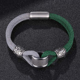Milan Rope Bracelet Lucky Wristband Hand Jewerly for Couple FR1100