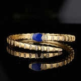 Adjustable Snake Cuff Bracelet Gothic Femme Jewelry