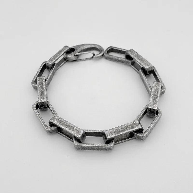 Titanium Steel Retro Bracelet Heavy Industry Street Hip-Hop Jewelry