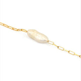 French Retro Baroque Natural Pearl Bracelet Female