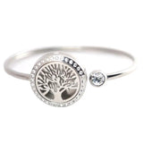 25mm Magnet Crystal Aromatherapy Locket Bracelet Tree of Life