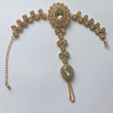 Kundan Stones Hand Chain Matha Panja Bracelet