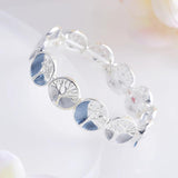 Meicem Tree of Life Shape Bracelet Girls Enamel Bangle Jewelry