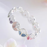 Meicem Tree of Life Shape Bracelet Girls Enamel Bangle Jewelry