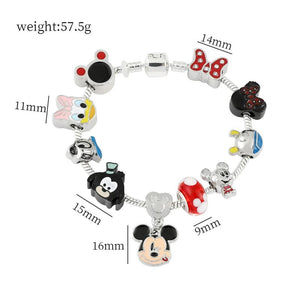 Disney Character Cosplay Pendant Bracelet Charms
