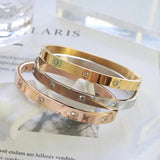 Stainless Steel Titanium Crystal Bracelets for Women