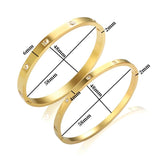 Stainless Steel Titanium Crystal Bracelets for Women