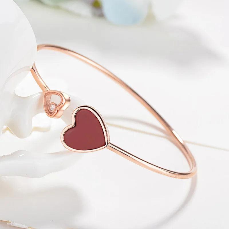 Heart-shaped Bracelet for European Charm Bracelet Women