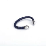 Freshwater Pearl Rhinestone Leather Wrap Bracelet