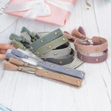 Star Wristband Tassel Braided Lace Up Rope Bracelet Retro Jewelry