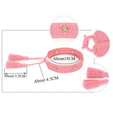 Star Wristband Tassel Braided Lace Up Rope Bracelet Retro Jewelry