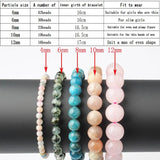 Natural Labradorite Beads Bracelet Faceted DIY Charms Men Women Strand Yoga
