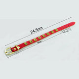 Punk Rivet Style Bangle Neutral Jewelry 9 Colors Adjustable Size Bracelet