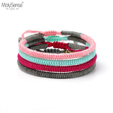 Tibetan Buddhist Lucky Charm Bracelet Knots Rope Bracelet