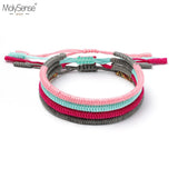 Tibetan Buddhist Lucky Charm Bracelet Knots Rope Bracelet