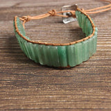 Green Aventurine Braided Bracelet for DIY Jewelry - Natural Bracelet
