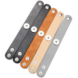 10pcs Leather Snap Bracelet Bangle for Women