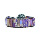 Multicolor Stone Wrap Bracelet Chakra Power Jewelry