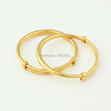 Dubai Baby Bangle Jewelry for Boys Girls 18K Ethiopian Bracelet