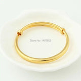 Dubai Baby Bangle Jewelry for Boys Girls 18K Ethiopian Bracelet