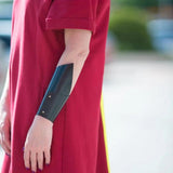 Punk Charm Leather Bracelets for Women, Leather Wrap Wide Bracelet
