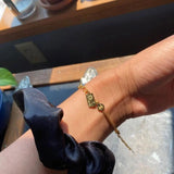 Zodiac Sign Tarot Card Charm Bracelet Anklet - Sun - Fortune - Star
