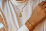 Zodiac Sign Tarot Card Charm Bracelet Anklet - Sun - Fortune - Star