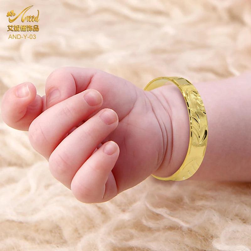 Personalized Newborn Baby Bracelet Copper Cuff Bangle Name Jewelry