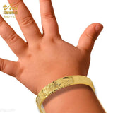 Personalized Newborn Baby Bracelet Copper Cuff Bangle Name Jewelry